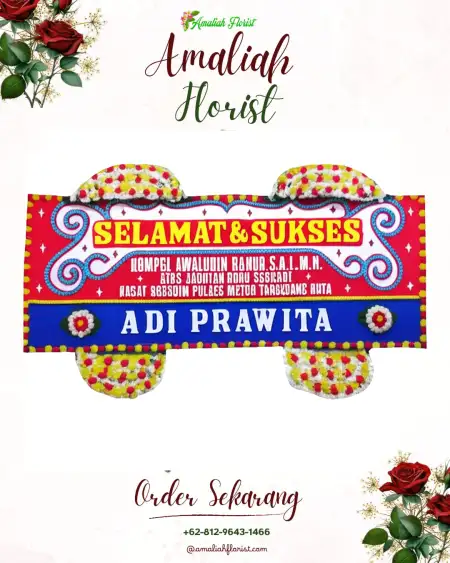 Papan Bunga Ucapan Selamat Ngrajek